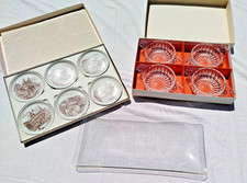 Glasschalen sammelteller goldrand edel deko bonbon schalen snaks hochwertig echt