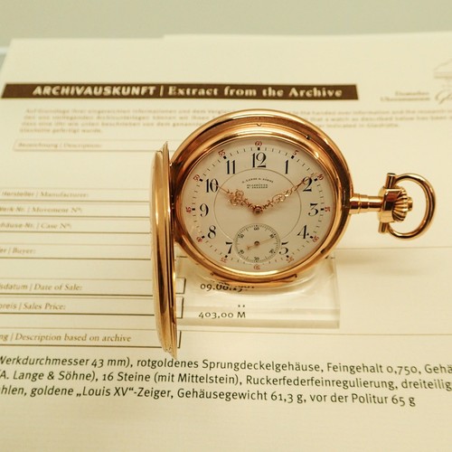 Lange söhne savonette - a.,