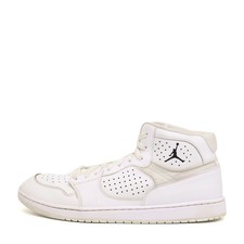 Nike Herren Air Jordan Jumpman Mid Schuh Weiß Leder High Top Sneaker EU 47.5