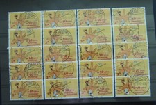 20 x 10 Jahre fünfstellige Postleitzahlen BRD Deutschland 2003 Mi-Nr. 2344 gest.