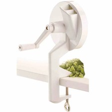 Westmark Bohnenschneider Aluminium silber 3 Edelstahlmesser Schraubzwinge