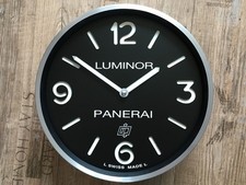 Panerai Händler Wanduhr neu in Original Box mit Barcode