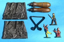 ORIGINAL - SCHNEIDER – GIEßFORM FÜR ZINNFIGUREN: „Trapper+Indianer“ Nr. 56