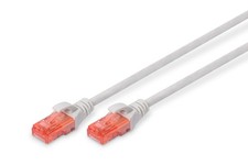 DIGITUS LAN Kabel Cat 6 - 2m - RJ45 Netzwerkkabel - UTP Ungeschirmt - Kompatibel