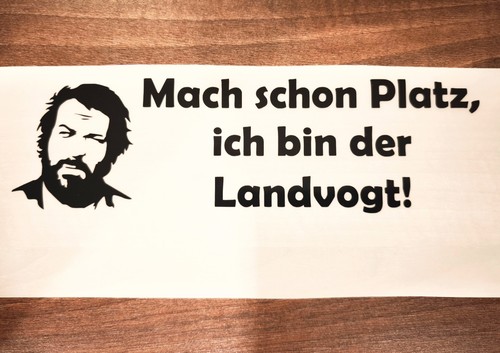 Bud spencer aufkleber sticker - bud,