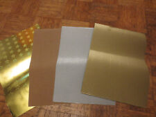 Konvolut Bastelpapier 4 mal  Wellpappe Kartonpapier Glitzerpapier