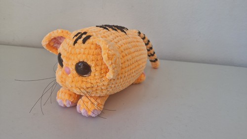 Roter kater gehäkelt - roter,