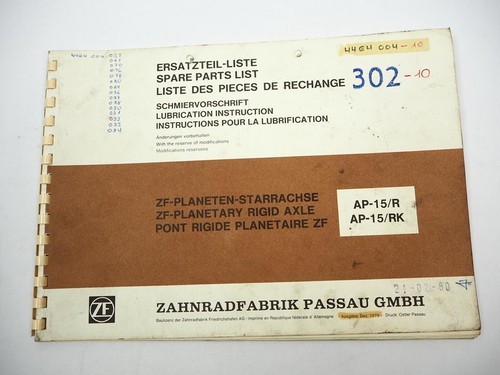 Rk starrachse - zf,