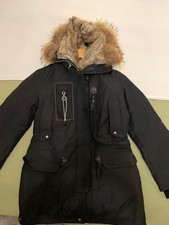 Parajumpers USAF 210 mit Echtfell  Winterjacke Größe S Farbe Schwarz
