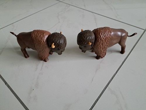 Playmobil büffel bison - 2x,