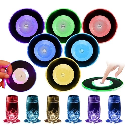 Led untersetzer set stück - 6,