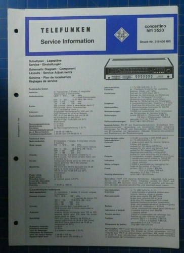 Telefunken service information - telefunken,