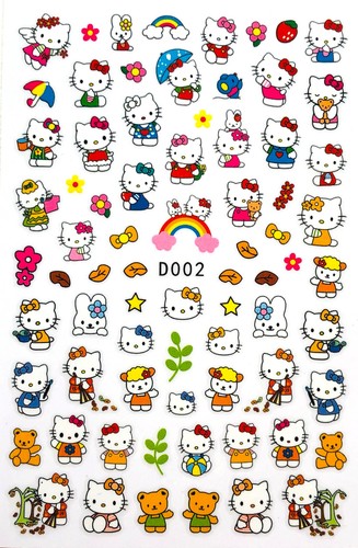 Hello kitty nagelsticker nail - hello,