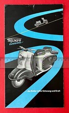 Reklame Prospekt um 1955 TRIUMPH Contessa Motorroller    ( F24417
