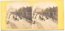 Stereo Foto Paris Rue Rivoli Auto Kaiserlicher Prinz Louis-Napoleon Bonaparte