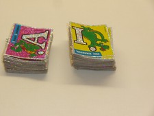 Ferrero Duplo Bilder :  Dinos freche Glitzerbuchstaben 1993 : 320 Stück