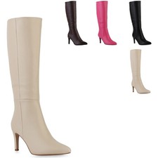 Damen Leicht Gefütterte Klassische Stiefel Spitze Basic Schuhe 839876 Trendy Neu