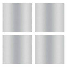 4x Aluminiumblech 20x20cm, 3mm