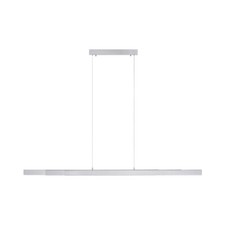 LED Pendellampe ausziehbar warmweiß Stahl silber matt Esszimmer Küche Büro