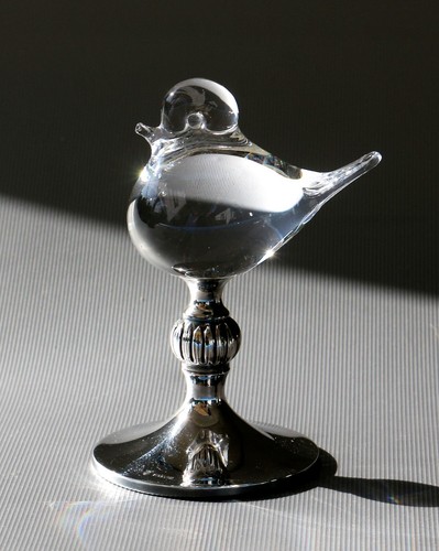 Briefbeschwerer glasvogel auf - briefbeschwerer,