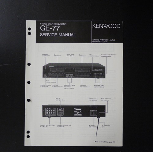 Original kenwood graphic - kenwood, ge-77