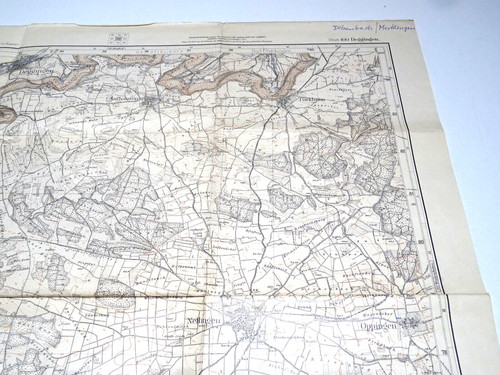 Amtliche topographische karte - amtliche,