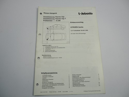 Citroen xantia einbauanleitung - xantia,