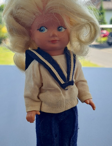 Ddr modepuppe blond gelockt - modepuppe,