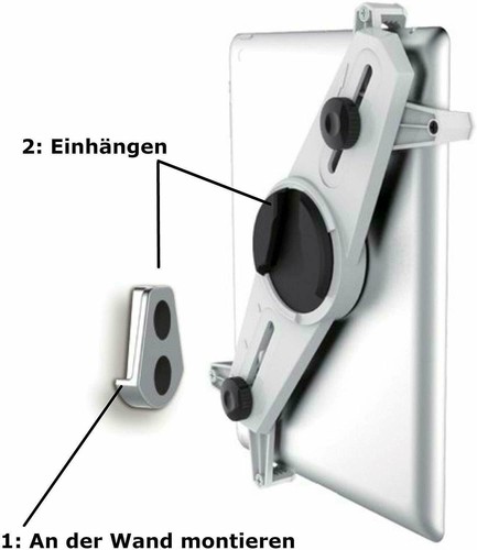4 tablet wandhalter - -, 10,4