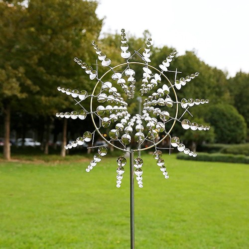 Gartenstecker windrad metall - gartenstecker,