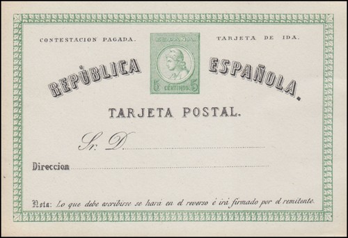 Spanien postkarte 2ii - postkarte, p