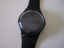 Swatch Herrenuhr Daydate- Black Rebel - von 2010- SR1130SW -Quartz