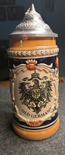 Bierkrug Zinndeckel Old