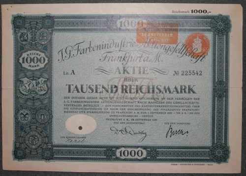 Farbenindustrie - i.,