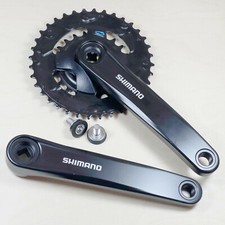 Shimano FC-M315-2 2-fach Kurbel 36 22 Zähne 7 8 fach Kurbellänge 170 mm schwarz