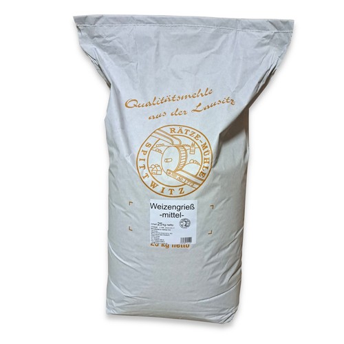 Weizengrieß mittel - 25, kg