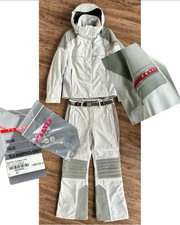 PRADA Damen Skianzug | Jacke 42 IT Hose 44 IT | Farbe talco | Luxus Designer