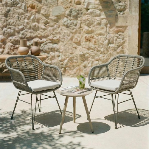 Gartenstuhl 2er set mit - gartenstuhl,