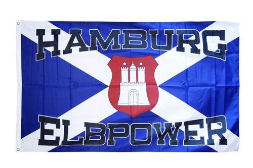 Fahne fanflagge hamburg - fahne,