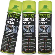 3x 500 mL PETEC ZINK-ALU SPRAY