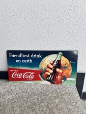 Coca Cola Blechschild 50x24 Cm