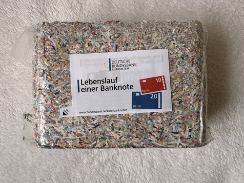 Zerkleinerte geld scheine euro - zerkleinerte,