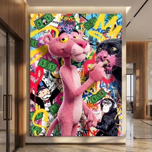 Pop art rosarote panther - rosarote,