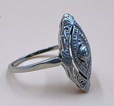 Orig.  Art Deco Ring Weißgold