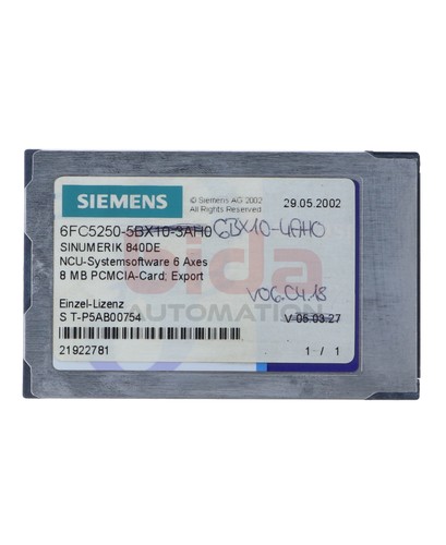 Siemens 6fc5250 6bx10 4ah0 - siemens, 6fc5250-6bx10-4ah0