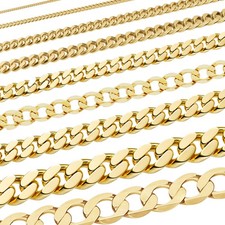 Edle Echt Goldkette Breiten