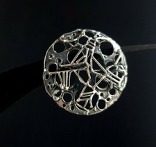 Brosche 835 Silber Modernist