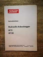 Gebrauchtes Hydraulikschema von SCHAEFF - Hydraulik Anbaubagger HT 11 + HT 20