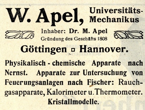 Apel göttingen univesitäts - göttingen,