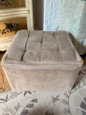 Vintage beige Velours Samt